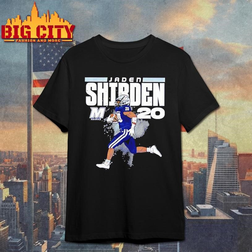 Jaden Shirden Monmouth Football NCAA Caricature Shirt