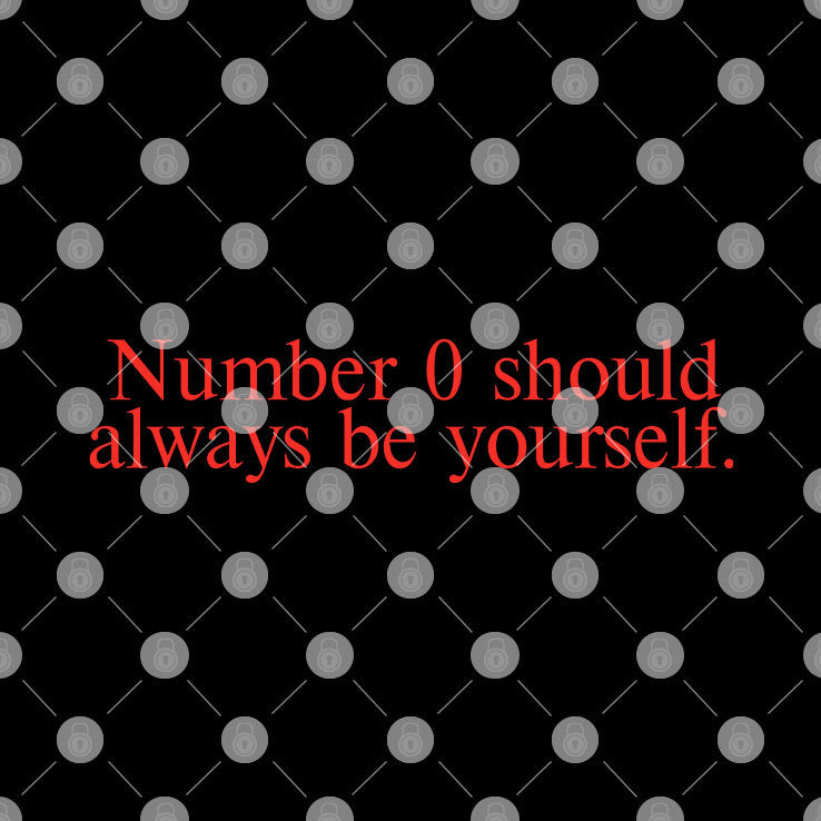 Jaemin Number 0 Should Always Be Yourself Shirt