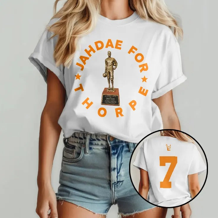 Jahdae For Thorpe Texas Longhorns T Shirt