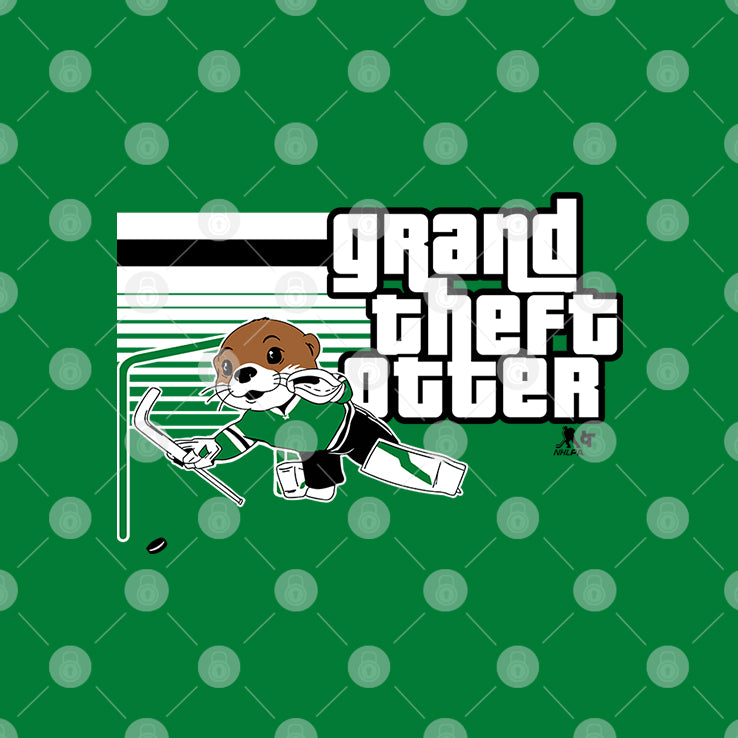 Jake Oettinger Grand Theft Otter Dallas Hockey T Shirt