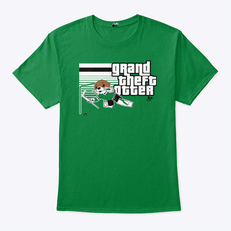 Jake Oettinger Grand Theft Otter Dallas Hockey T Shirt