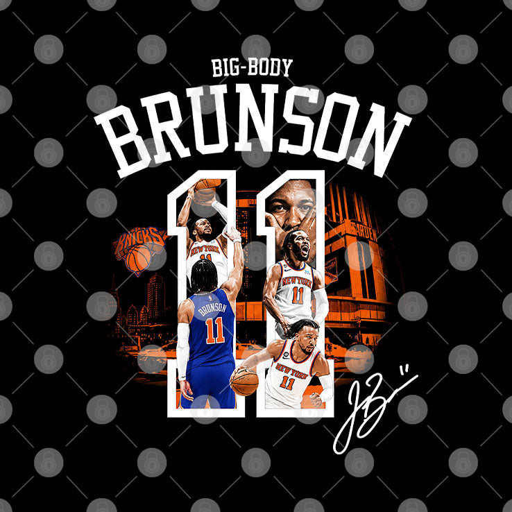 Jalen Brunson Hand Tucked Under The Nose Celebration T Shirt