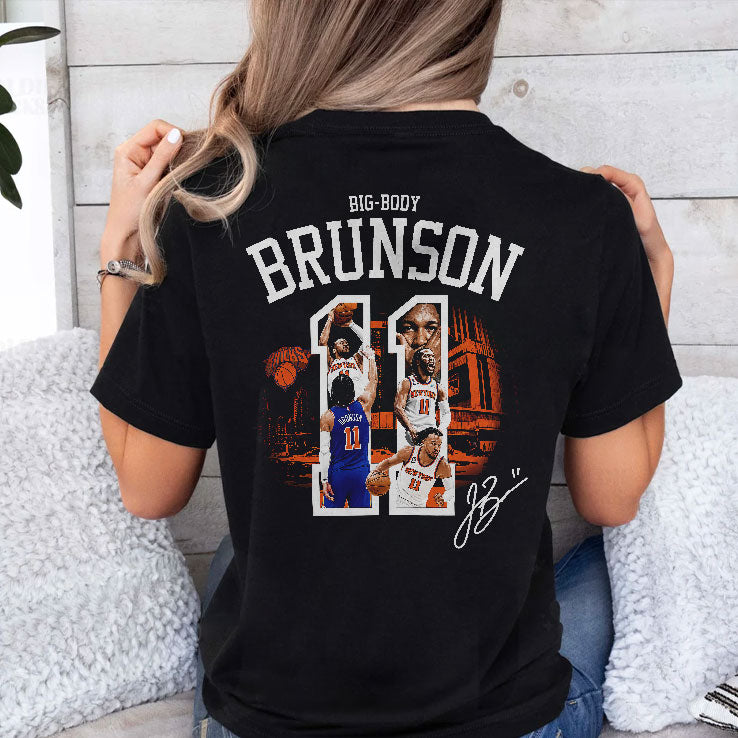Jalen Brunson Hand Tucked Under The Nose Celebration T Shirt