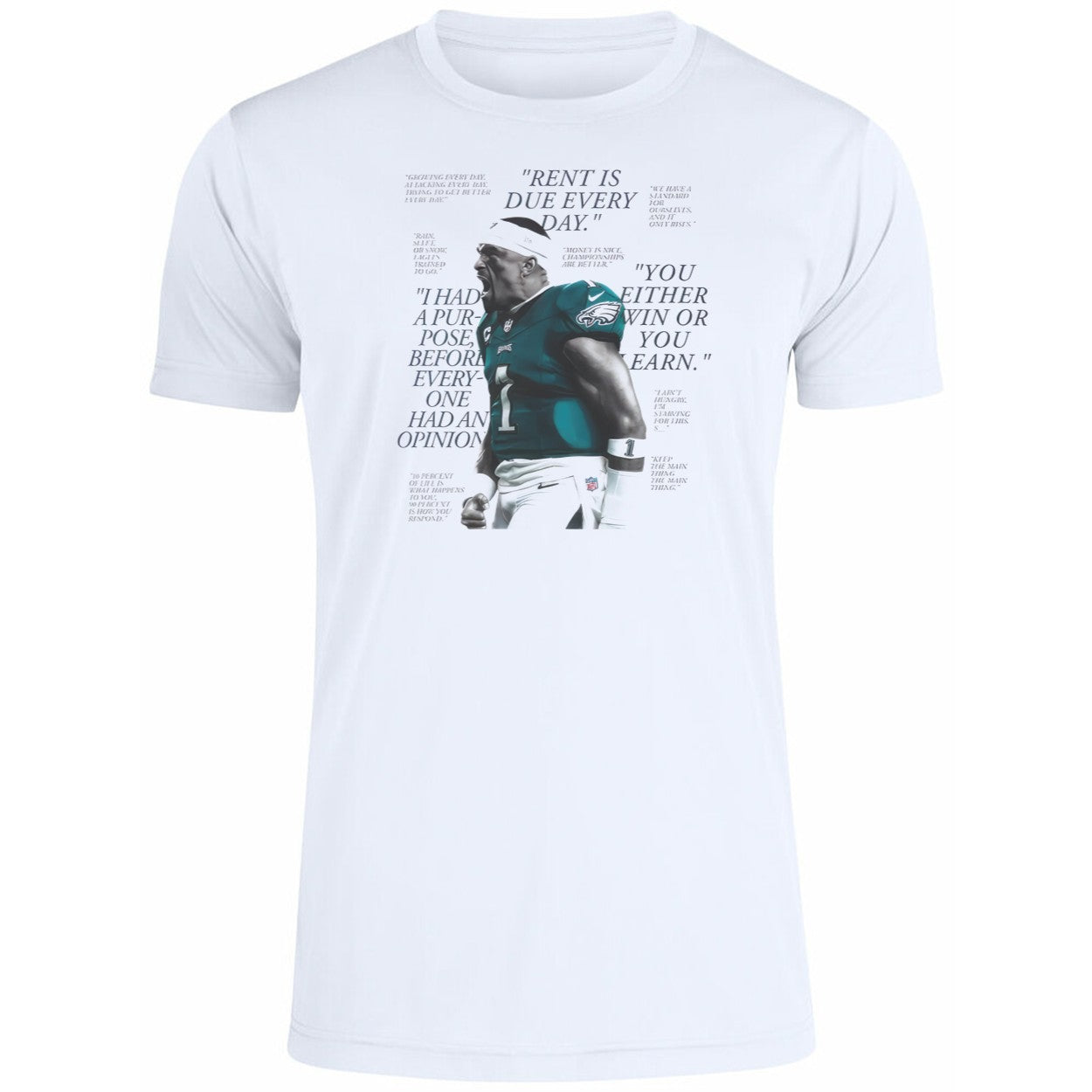 Jalen Hurts You Either Win Or You Earn Shirt