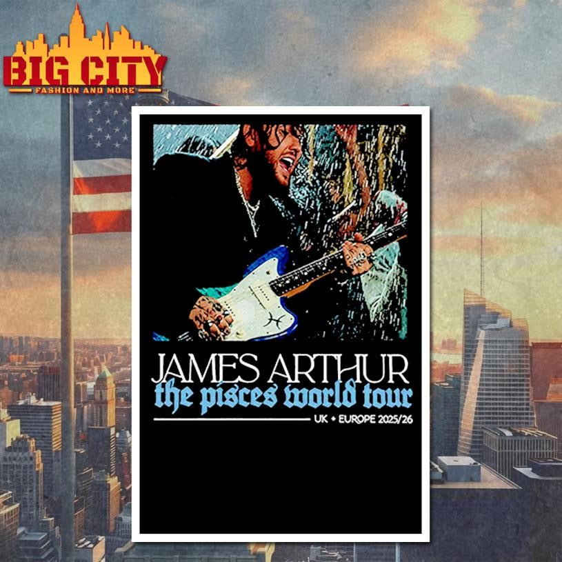 James Arthur The Pisces World Tour Shirt