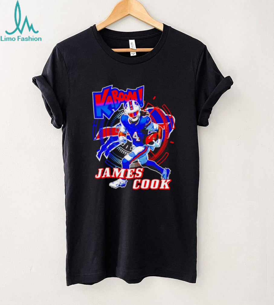 James Cook Buffalo Football Kaboom Graphic T Shirt
