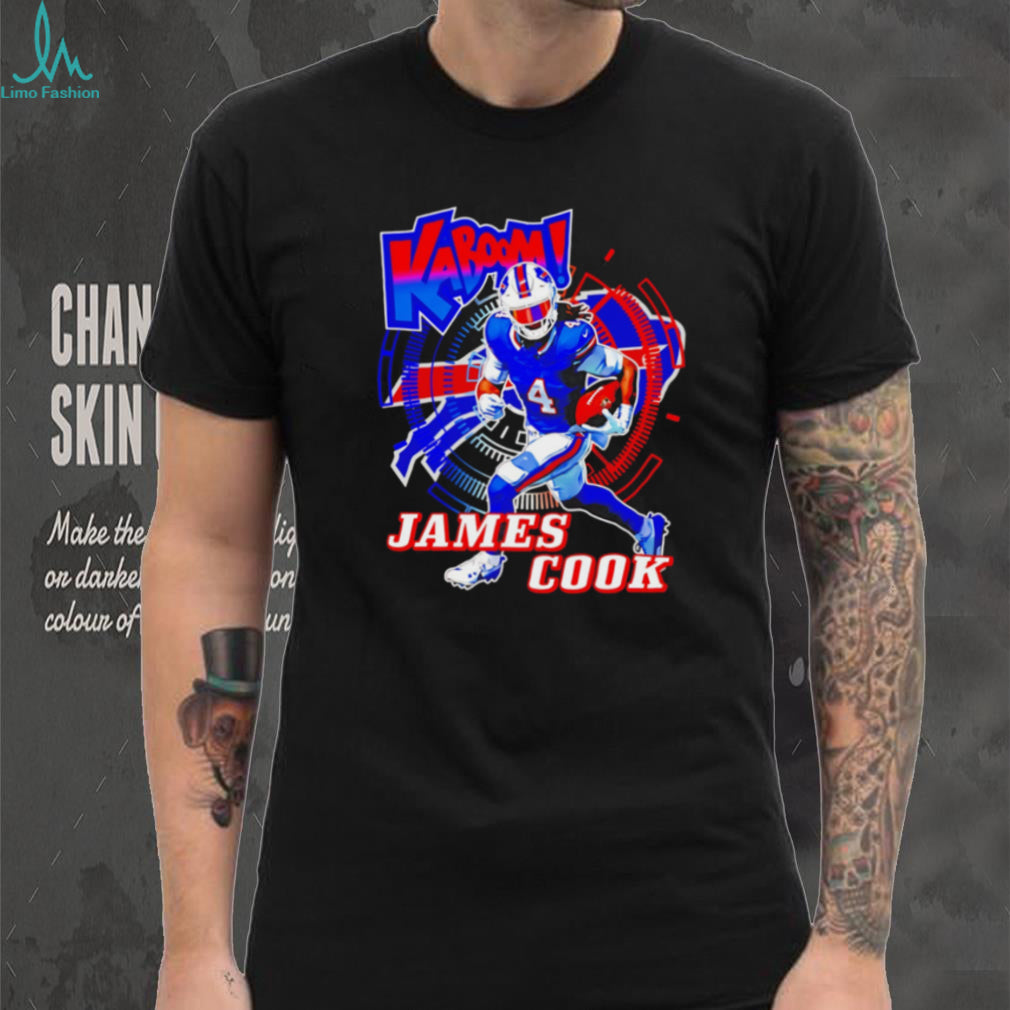 James Cook Buffalo Football Kaboom Graphic T Shirt