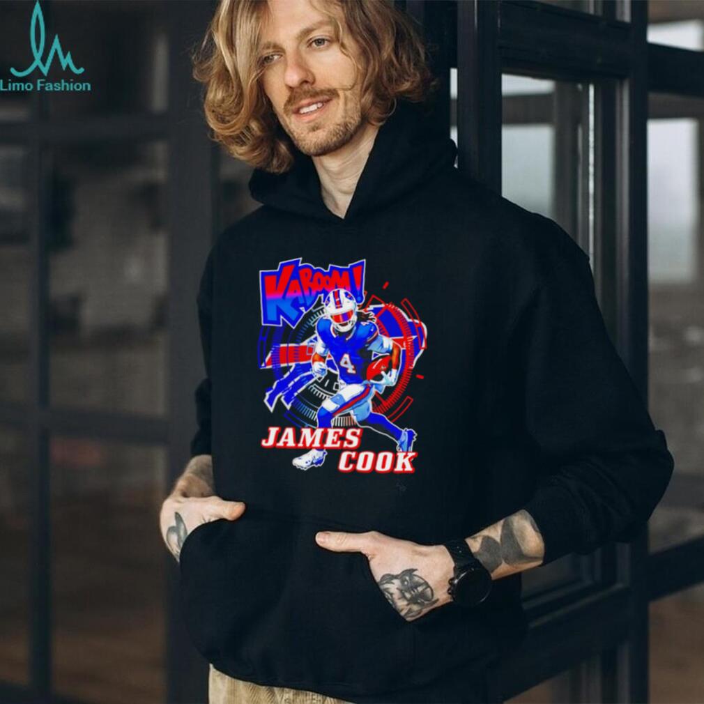 James Cook Buffalo Football Kaboom Graphic T Shirt