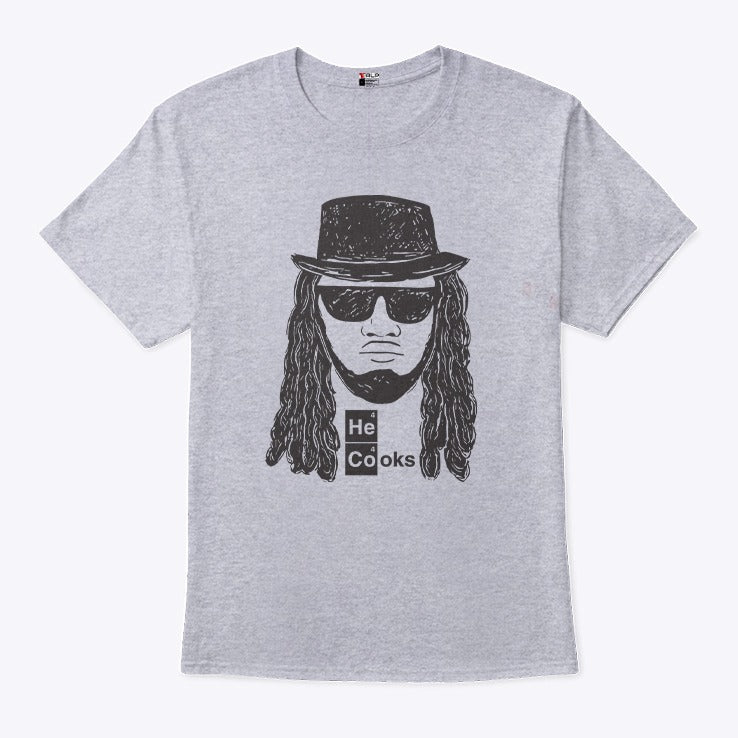 James Cook He Cooks Funny Science T Shirt
