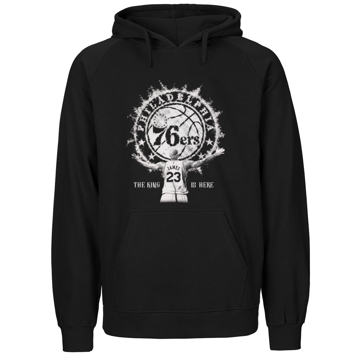 James Philadelphia 76ers The King Is Here Shirt