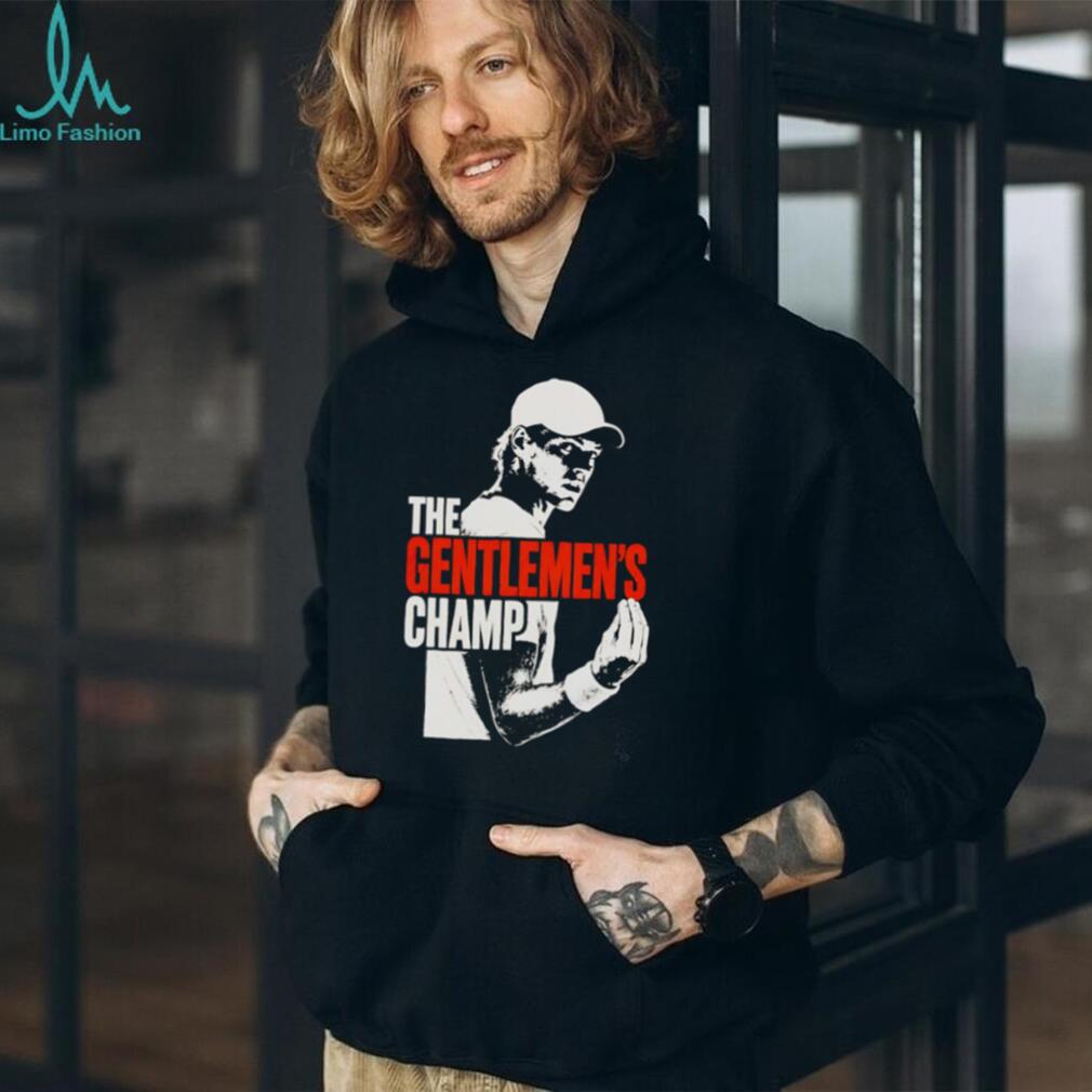 Jannik Sinner The Gentlemen’s Champ Tennis shirt