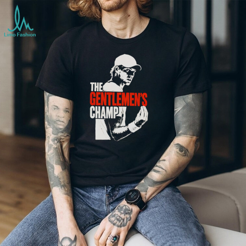 Jannik Sinner The Gentlemen’s Champ Tennis shirt