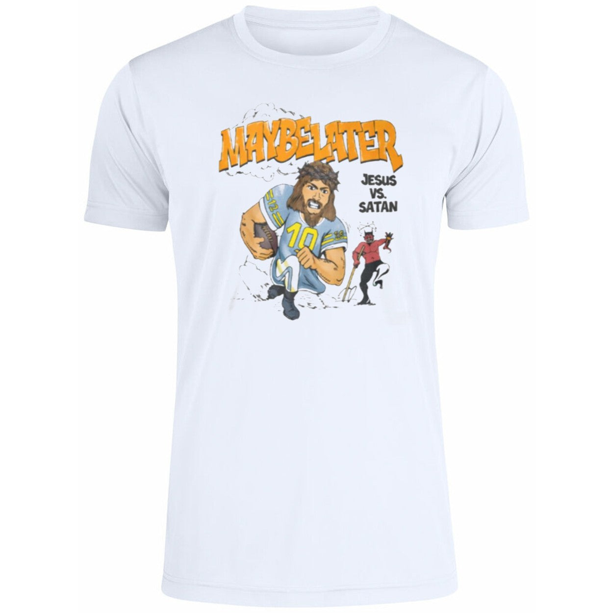 Jared Mccain With Maybelater Jesus Vs Satan Shirt