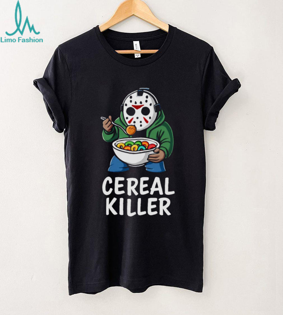 Jason Voorhees Cereal Killer Funny Horror Parody T Shirt