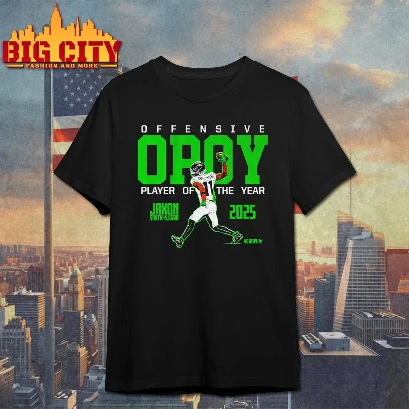 Jaxon Smith-Njigba 2025 Offensive Player of the Year T-Shirt