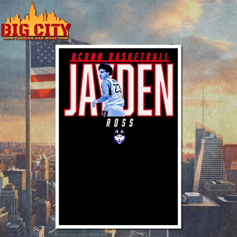 Jayden Ross UConn Huskies Basketball Shirt
