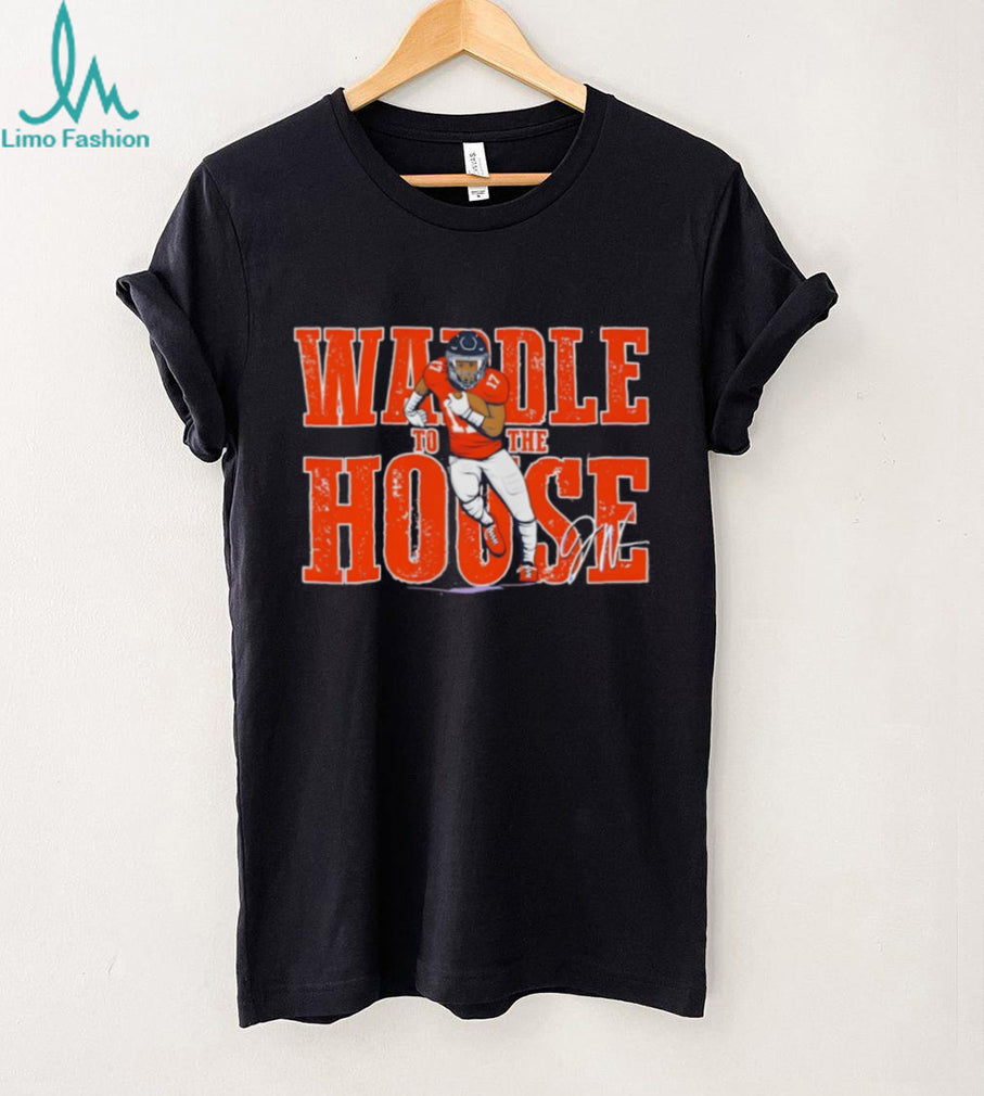 Jaylen Waddle to the House Miami Football Fan T Shirt