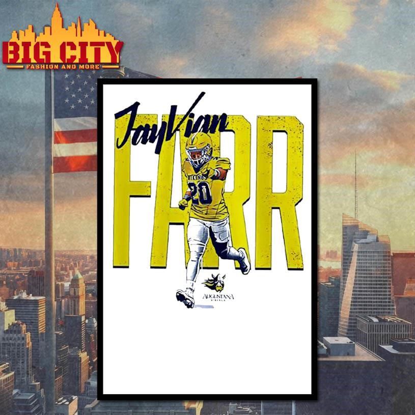 Jayvian Farr AU Football NCAA Caricature Shirt