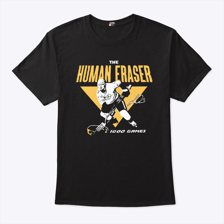 Jeff Beukeboom The Human Eraser 100 Games T Shirt