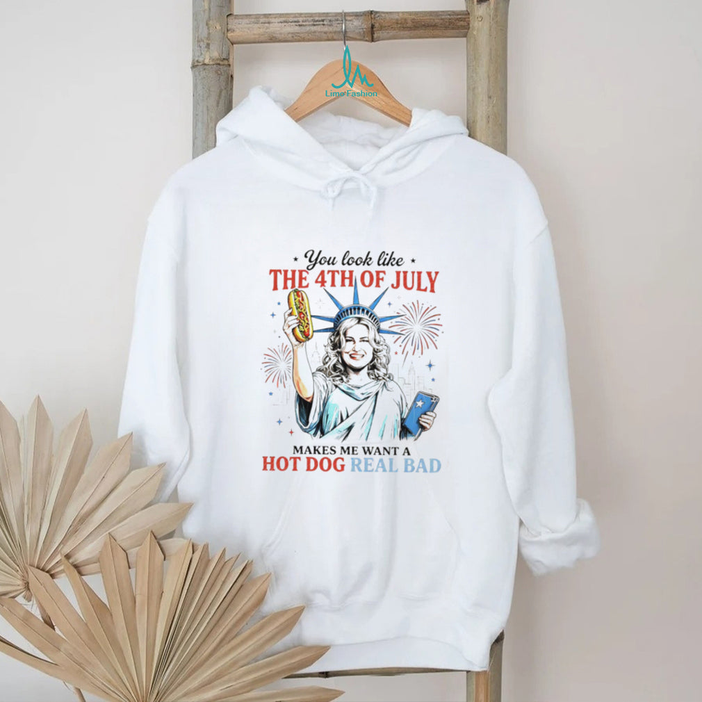 Jennifer Coolidge 4th of July Hot Dog Liberty T Shirt