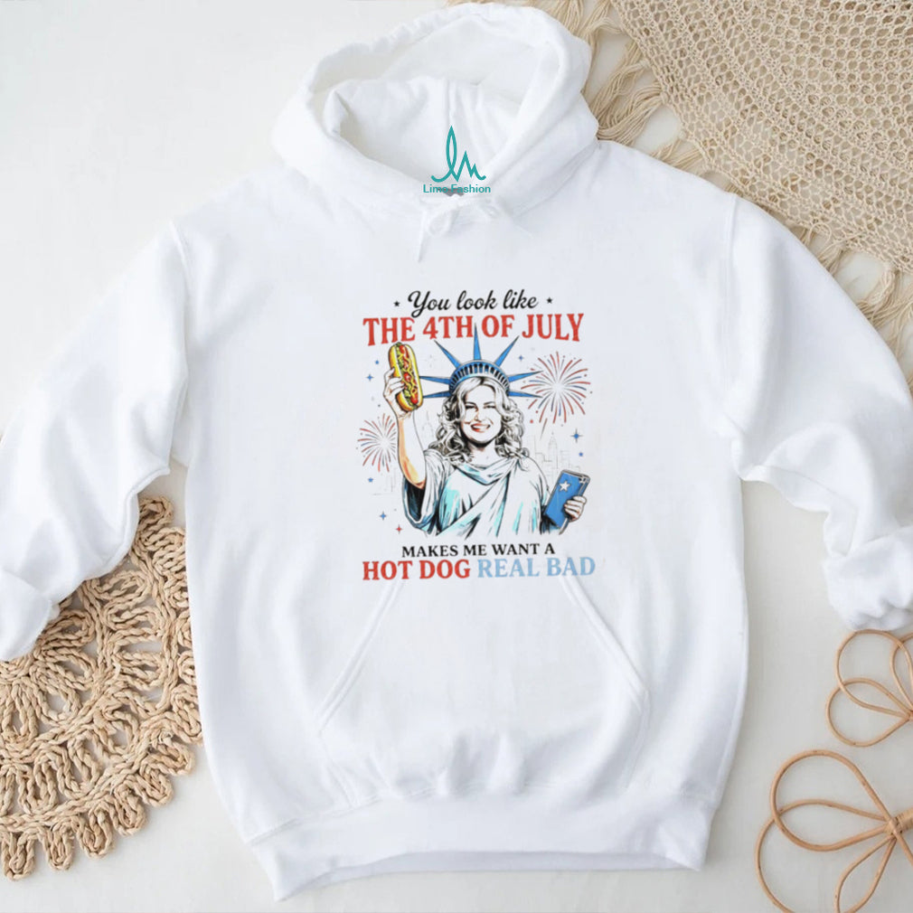 Jennifer Coolidge 4th of July Hot Dog Liberty T Shirt