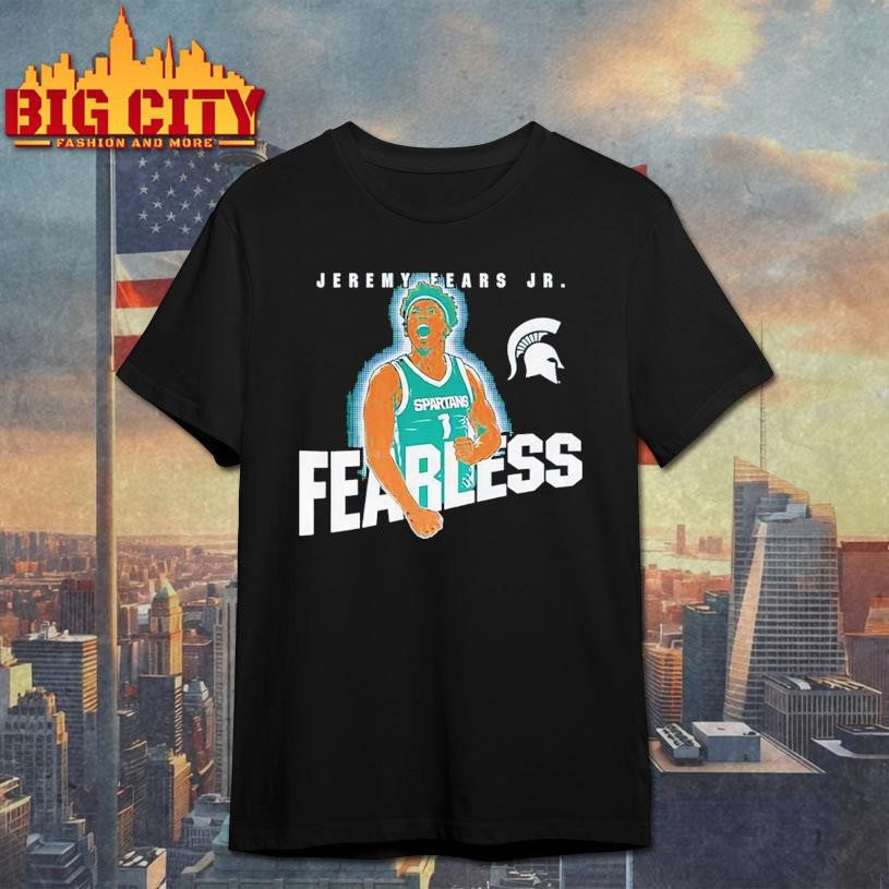 Jeremy Fears Jr Fearless Michigan State Spartans cartoon Shirt