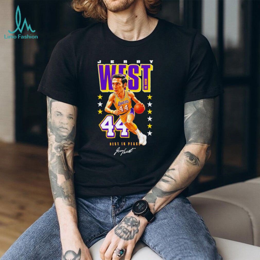 Jerry West Los Angeles Basketball Legend Rest In Peace 2024 Vintage Retro Men Women Fans T Shirt