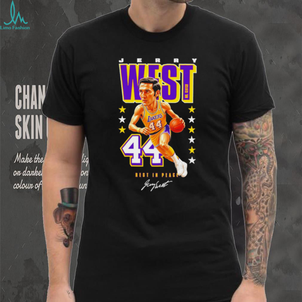 Jerry West Los Angeles Basketball Legend Rest In Peace 2024 Vintage Retro Men Women Fans T Shirt