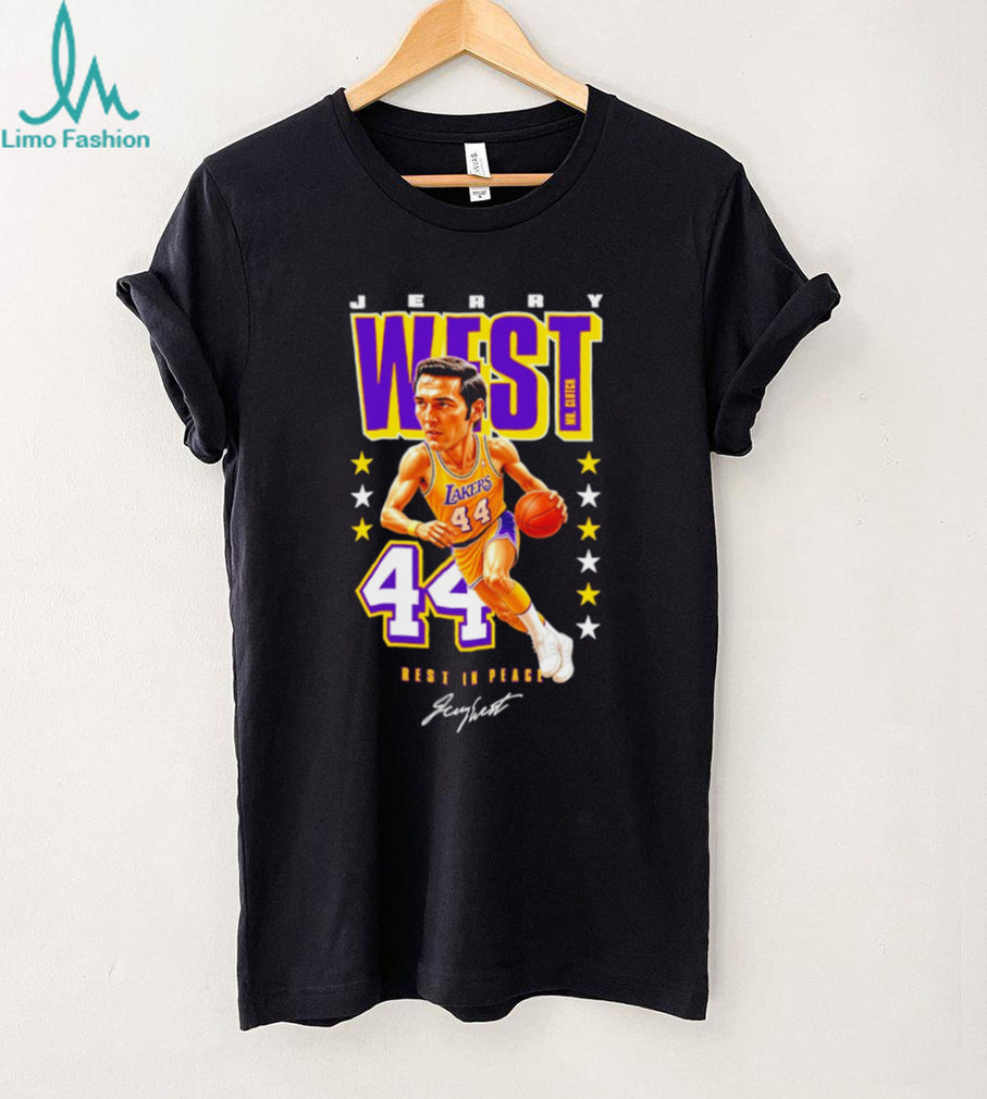 Jerry West Los Angeles Basketball Legend Rest In Peace 2024 Vintage Retro Men Women Fans T Shirt