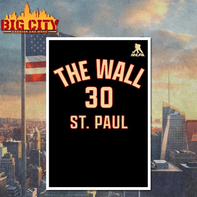 Jesper Wallstedt The Wall of St. Paul Name &amp; Number t-shirt