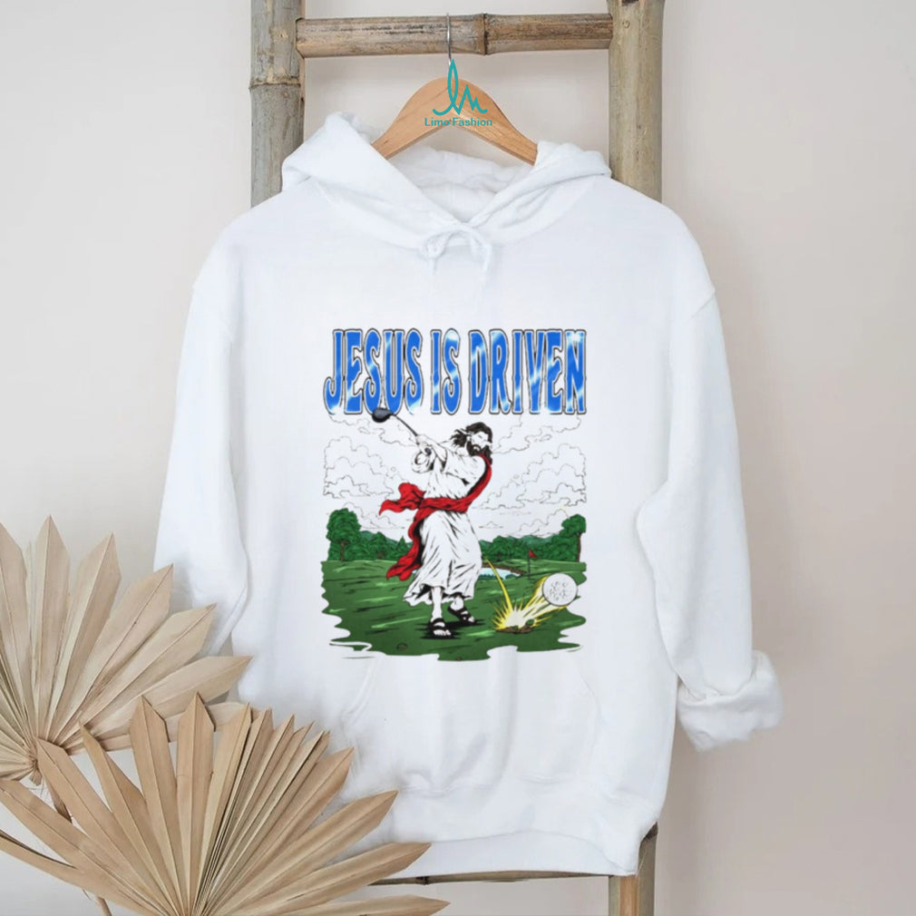 Jesus Golf Golfed Jesus is driven shirt
