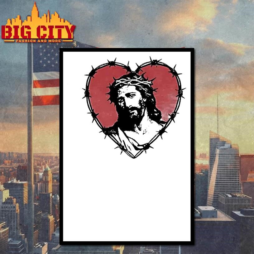 Jesus Thorny Heart Ring Shirt
