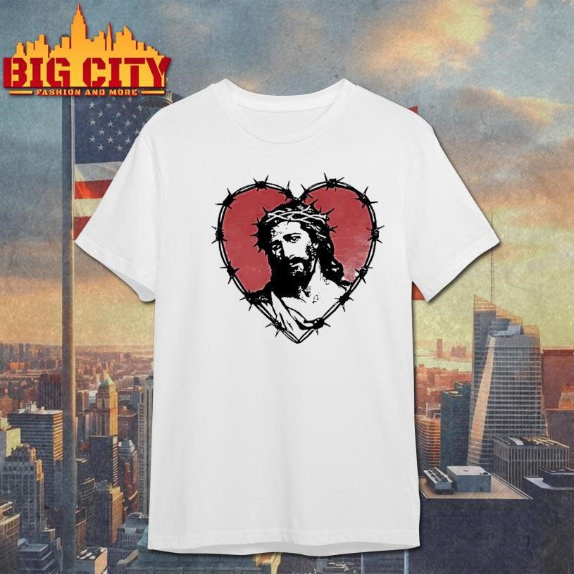 Jesus Thorny Heart Ring Shirt