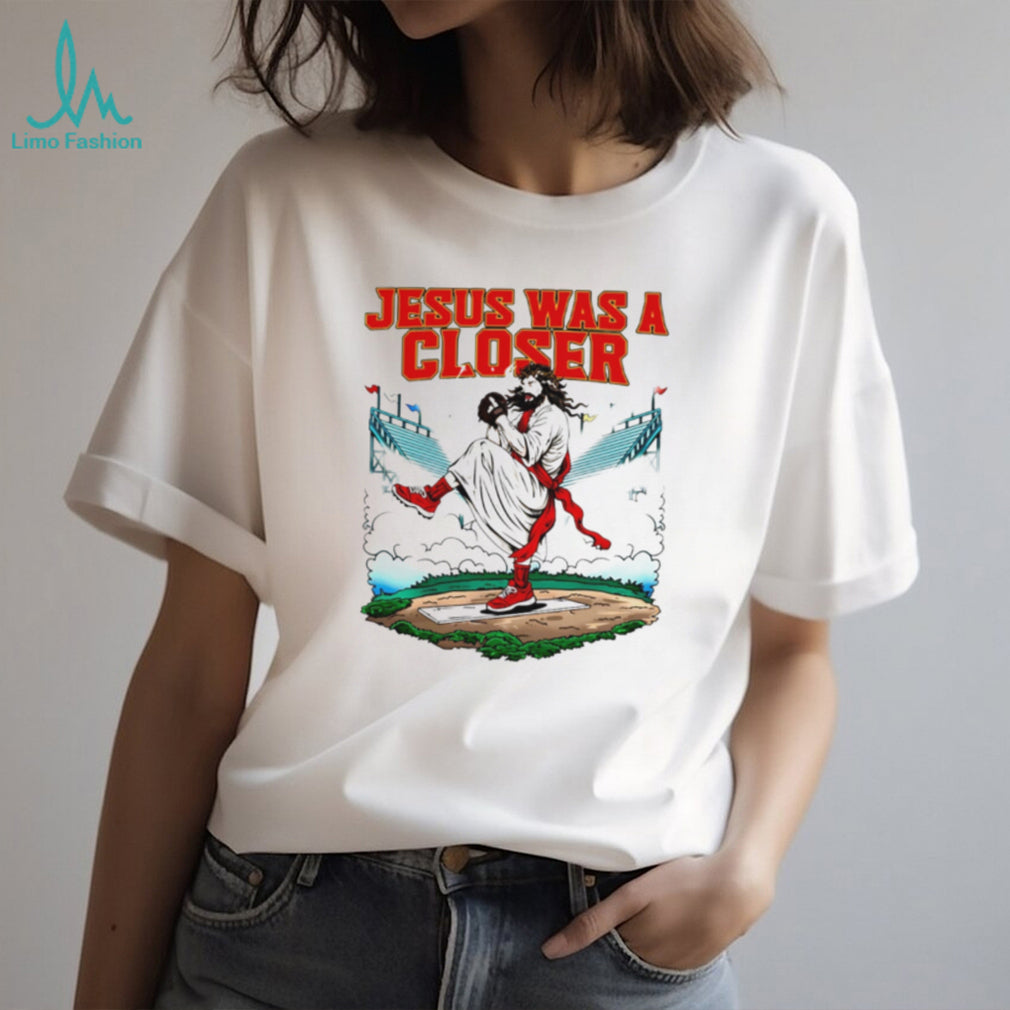 Jesus Was A Closer Baseball Pitcher Sports Christian Vintage Men Women Fans T Shirt