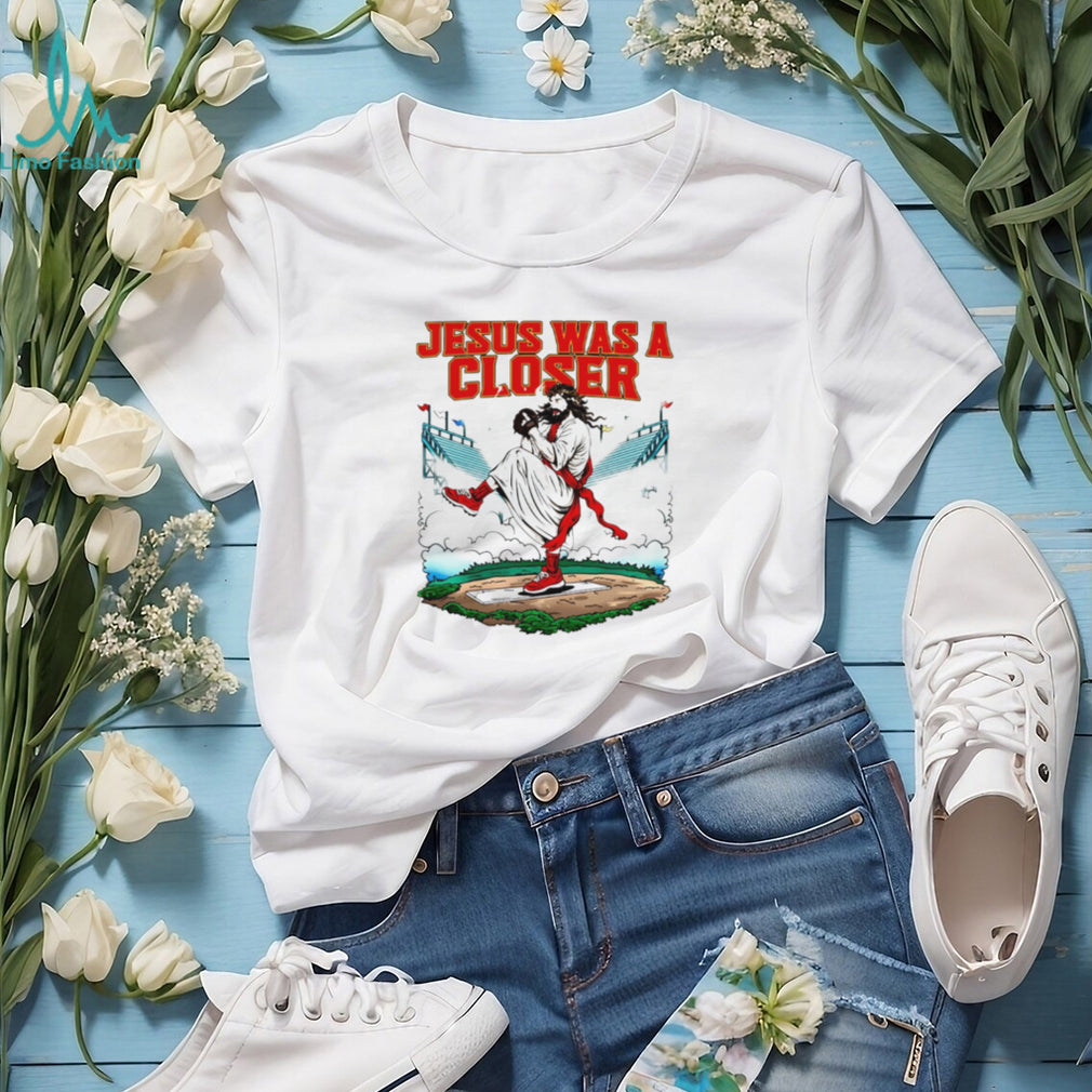 Jesus Was A Closer Baseball Pitcher Sports Christian Vintage Men Women Fans T Shirt