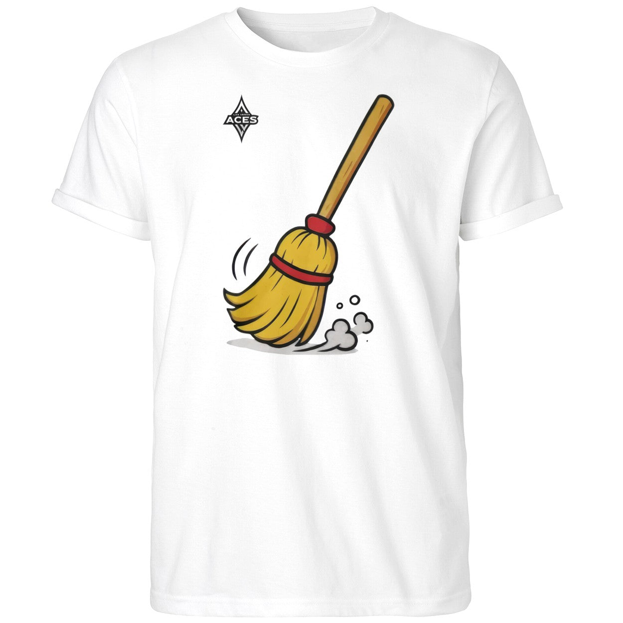 Jewell Loyd With A Broom Aces In 4 Shirt