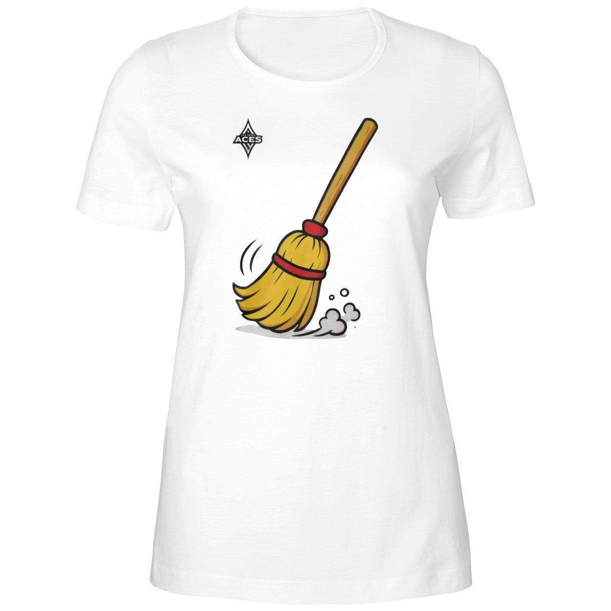 Jewell Loyd With A Broom Aces In 4 Shirt