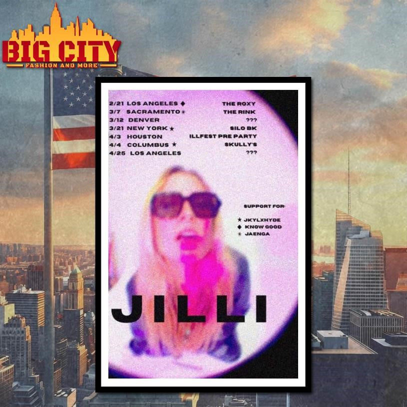 JiLLi Winter Tour 2026 Poster Shirt