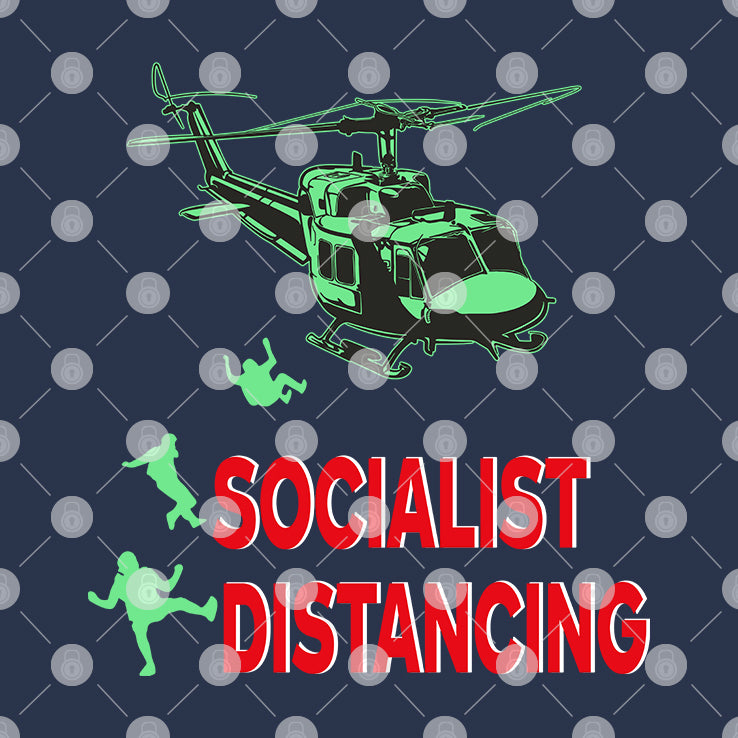 Jim Hanson Socialist Distancing T Shirt