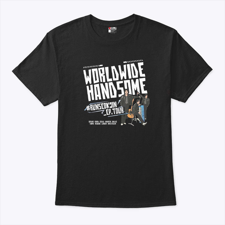 Jin BTS Worldwide Handsome Tour T Shirt