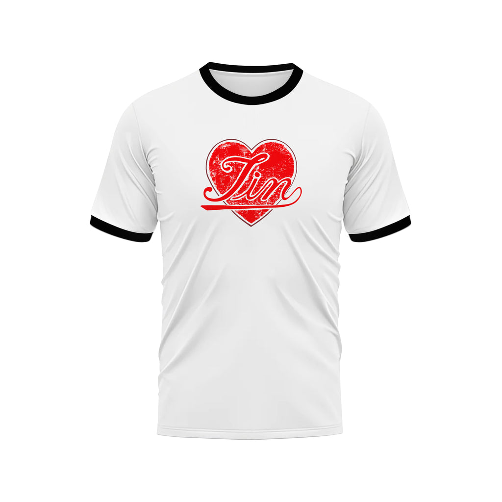 Jin Kim Seokjin Heart BTS Ringer Tee