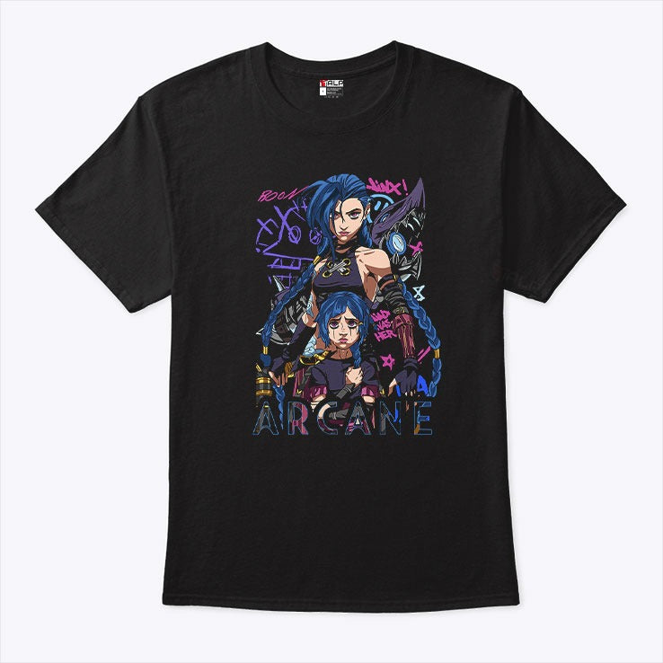 Jinx League Of Legends Arcane Shirt