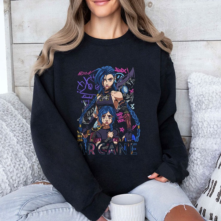 Jinx League Of Legends Arcane Shirt