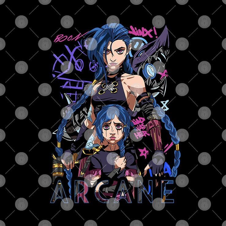 Jinx League Of Legends Arcane Shirt