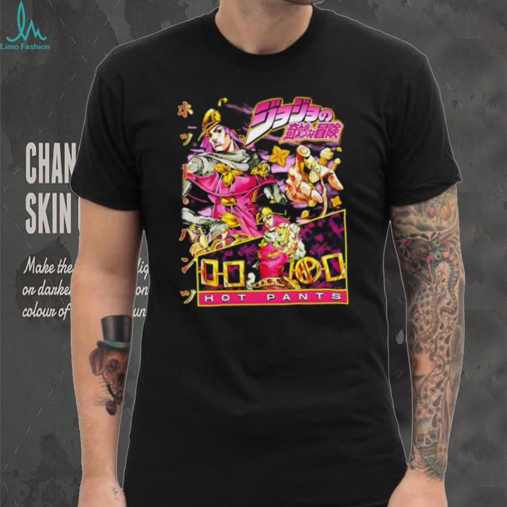 JoJo’s Bizarre Adventure Hot Pants ST shirtl Ball Run Anime T shirt