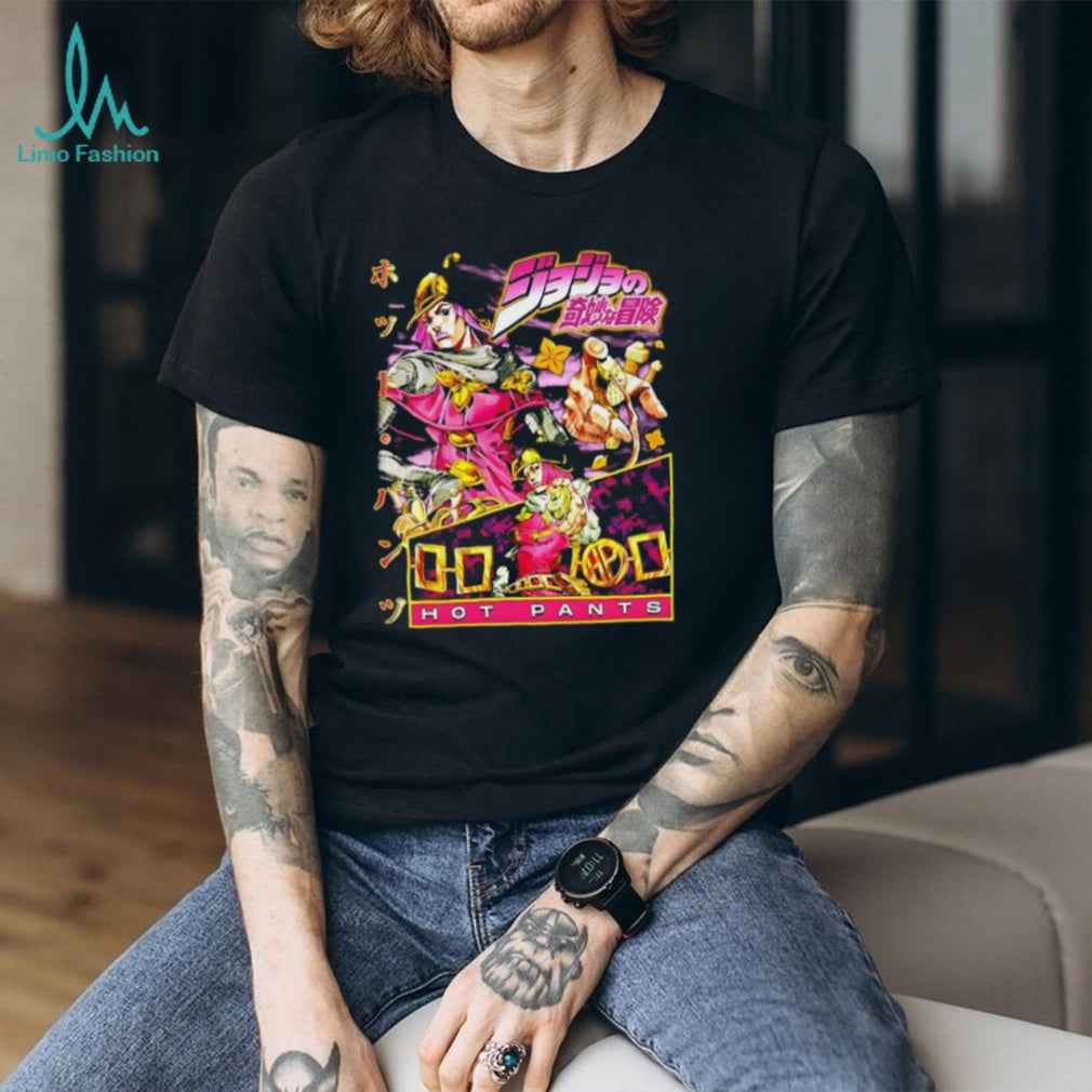 JoJo’s Bizarre Adventure Hot Pants ST shirtl Ball Run Anime T shirt