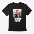 Joe Biden Wearing Trump 2024 Hat T Shirt