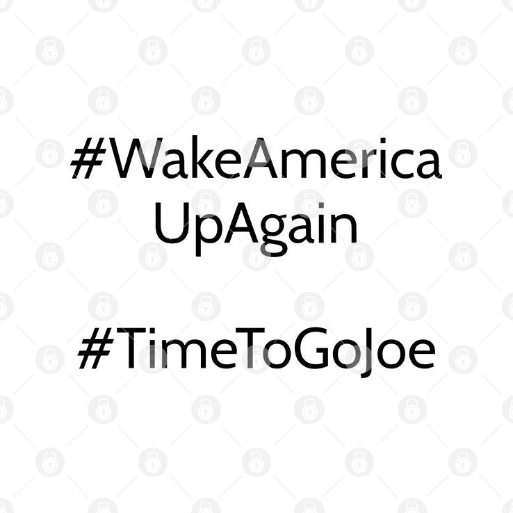 Joe Quit Now Wake America Up Again T Shirt