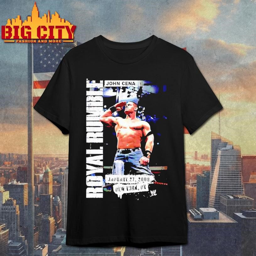 John Cena Royal Rumble 2008 vinatge Shirt