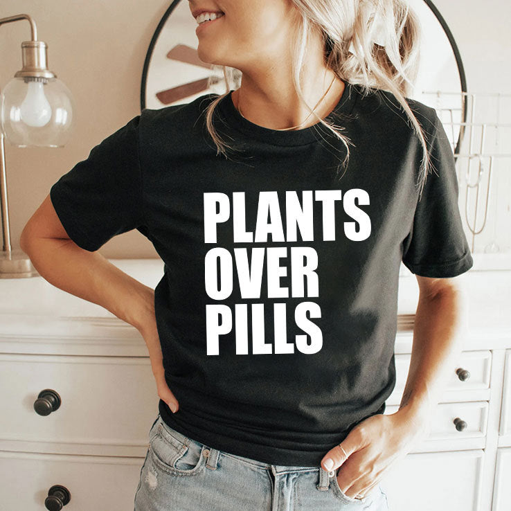 John Salley Plants Over Pills T Shirt